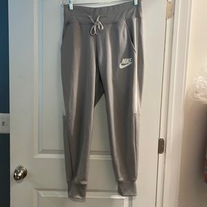 Nike large gray with Pocket fitted joggers